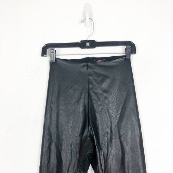 Commando Black Perfect Control Faux Leather High Rise Legging Medium - Picture 4 of 13